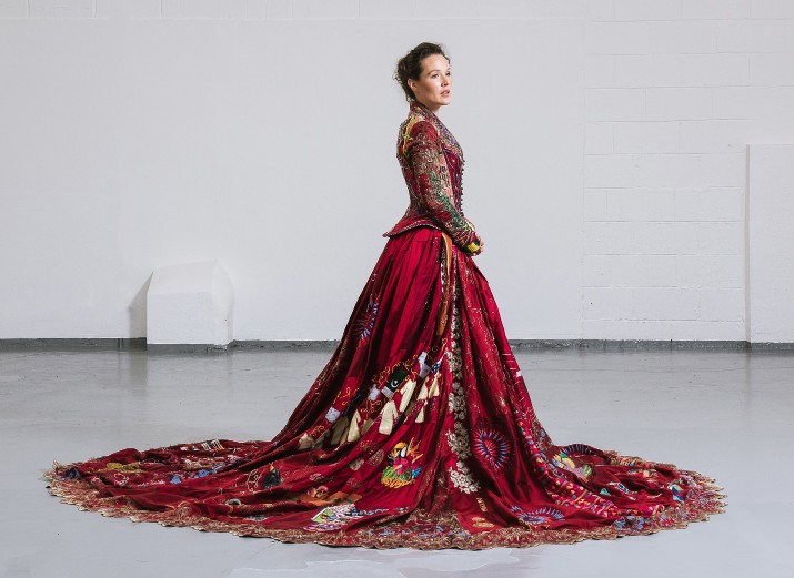A dress that's 14 years in the making: 380 artists, 51 countries, countless stories