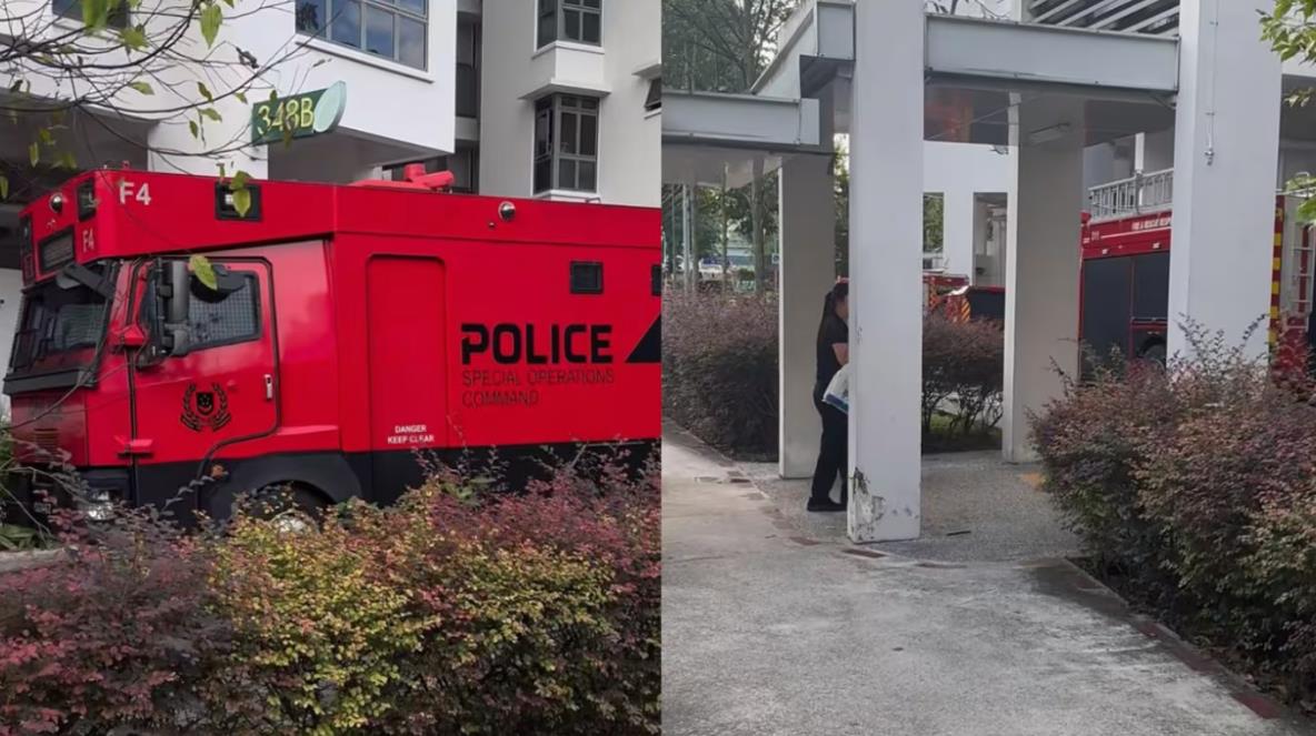 12-year-old girl rescued and detained after locking herself in Yishun flat
