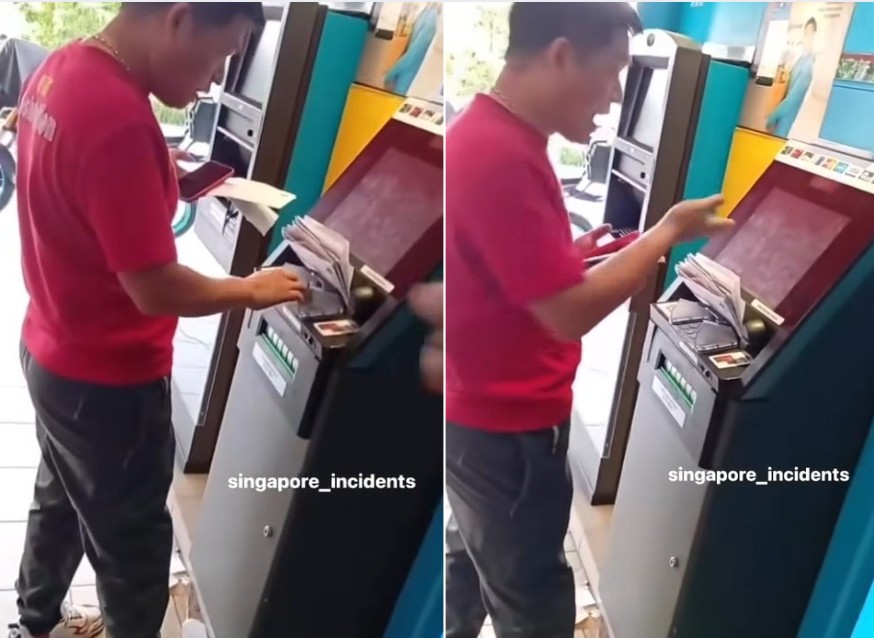 Man argues with ATM user for taking too long, Singaporeans side with him