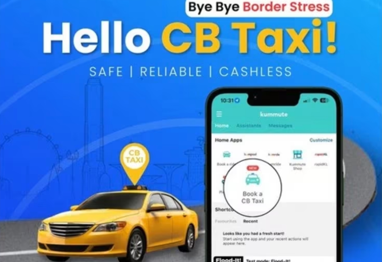 M'sian company launches JB-SG taxi service, but LTA says it has not approved any ride-hailing platform for cross-border trips