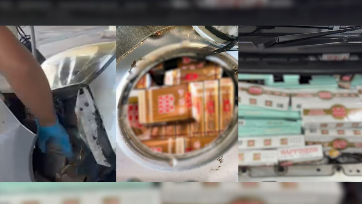 ICA officers uncover massive cigarette haul hidden in car’s modified bumper at Woodlands Checkpoint