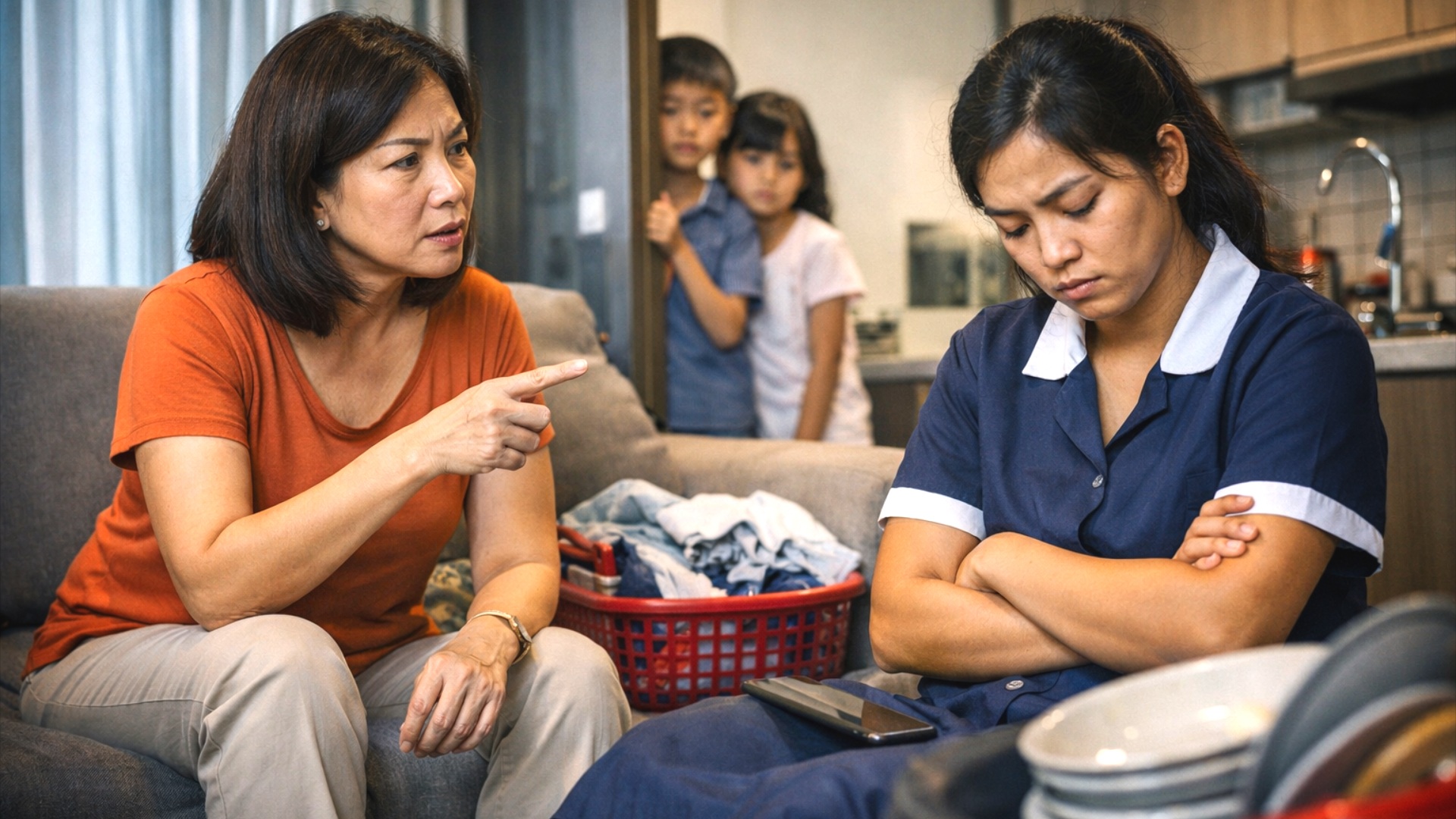 Communication breakdown: Dealing with a helper who expresses her frustration by banging dishes and slamming doors