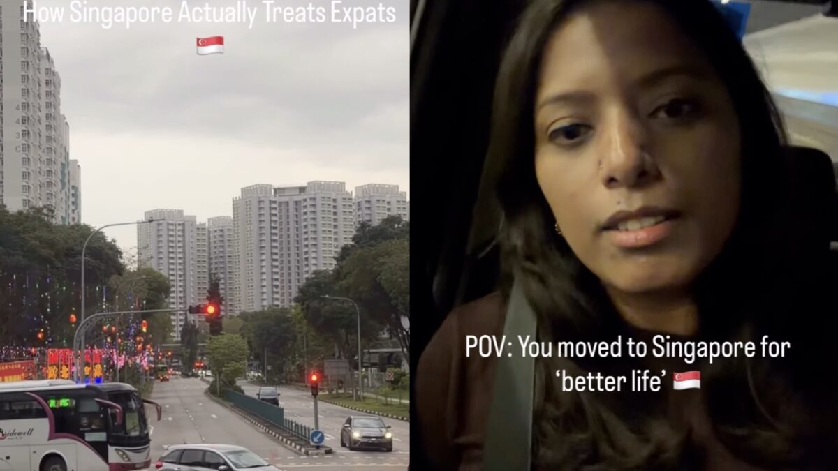 You level up differently: Video from Indian expat exposes more challenging side of life in Singapore